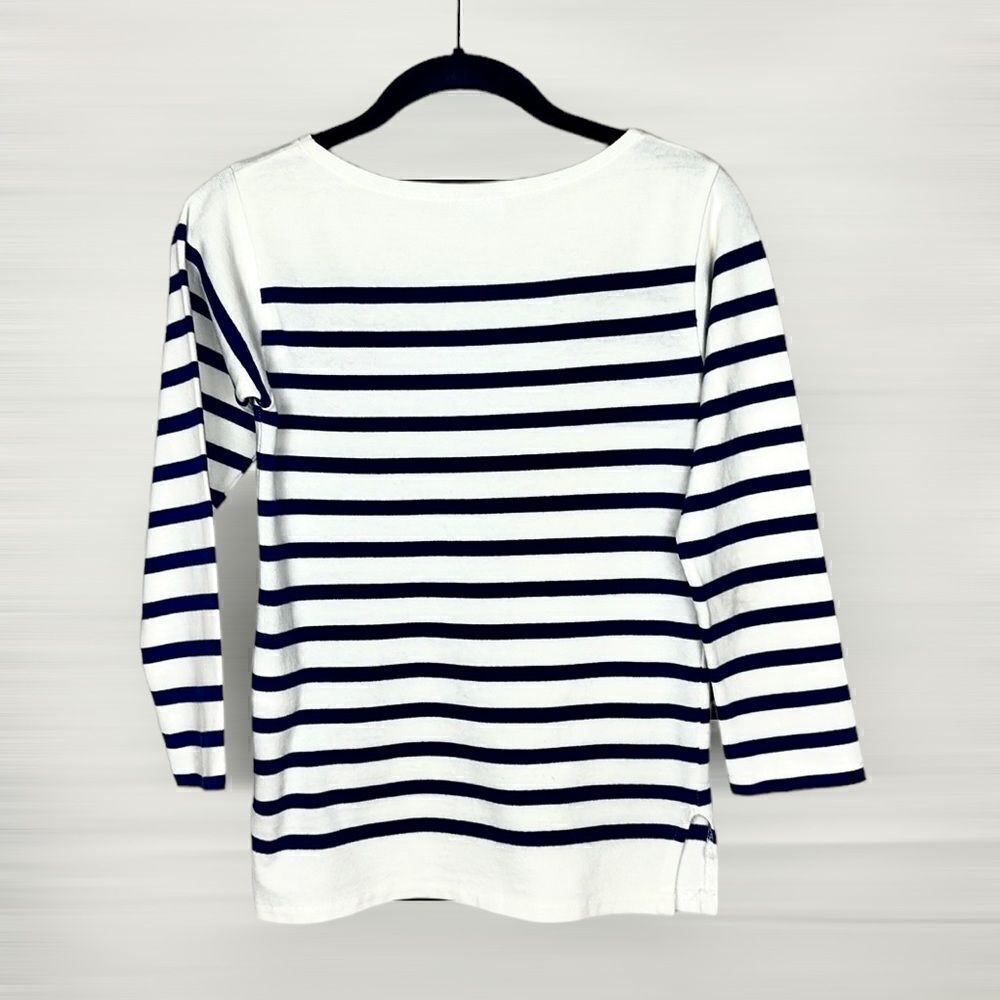 Orcival Girl’s Basque French Sailor
Shirt Cotton Striped made in France 14A - Picture 7 of 10
